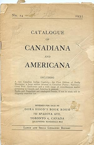 Catalogue of Canadiana and Americana