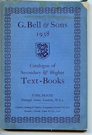 Catalogue of Secondary & Higher Text-Books