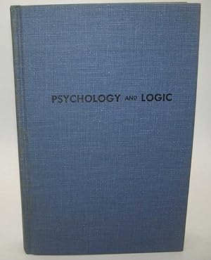 Bild des Verkufers fr Psychology and Logic Volume I zum Verkauf von Easy Chair Books
