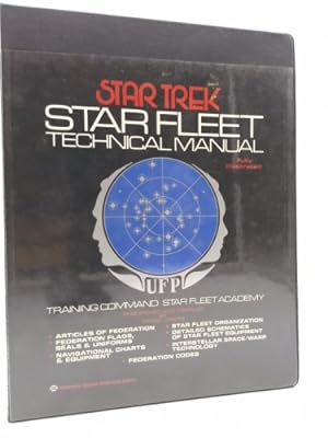 Imagen del vendedor de Star Trek Star Fleet Technical Manual Fully Illustrated (Star Trek 20 Years) a la venta por ThriftBooksVintage