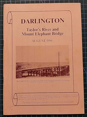 DARLINGTON, Taylor's River and Mount Elephant Bridge. August 1986