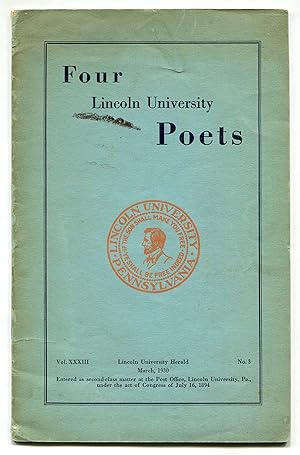Imagen del vendedor de Four Lincoln University Poets a la venta por Between the Covers-Rare Books, Inc. ABAA