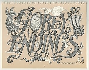 Bild des Verkufers fr Gorey Endings: A Calendar for 1979 zum Verkauf von Between the Covers-Rare Books, Inc. ABAA