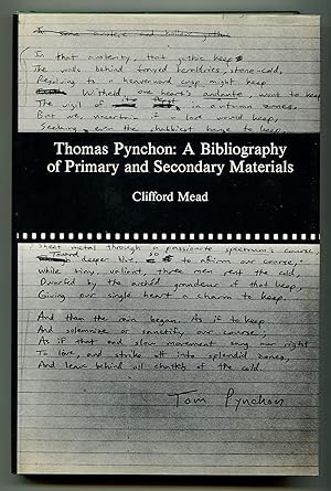 Immagine del venditore per Thomas Pynchon: A Bibliography of Primary and Secondary Materials venduto da Between the Covers-Rare Books, Inc. ABAA