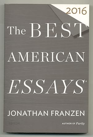 Bild des Verkufers fr The Best American Essays 2016 zum Verkauf von Between the Covers-Rare Books, Inc. ABAA