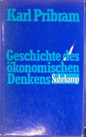 Imagen del vendedor de Geschichte des konomischen Denkens, Bd. 1. a la venta por books4less (Versandantiquariat Petra Gros GmbH & Co. KG)