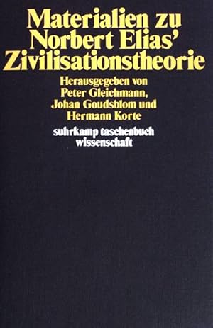Seller image for Materialien zu Norbert Elias Zivilisationstheorie. (Nr. 233) for sale by books4less (Versandantiquariat Petra Gros GmbH & Co. KG)