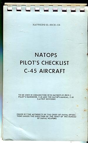 NATOPS Pilot's Checklist C-45 Aircraft (NAVWEPS 01-90CE-1B)