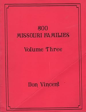 800 Missouri Families: Volume Three