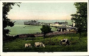 Ansichtskarte / Postkarte Swanage Dorset England, Pier