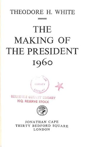 Imagen del vendedor de Making of the President, 1960 a la venta por WeBuyBooks