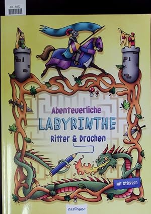 Bild des Verkufers fr Abenteuerliche Labyrinthe. Ritter & Drachen. zum Verkauf von Antiquariat Bookfarm