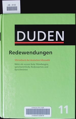 Bild des Verkufers fr Duden - Redewendungen. zum Verkauf von Antiquariat Bookfarm