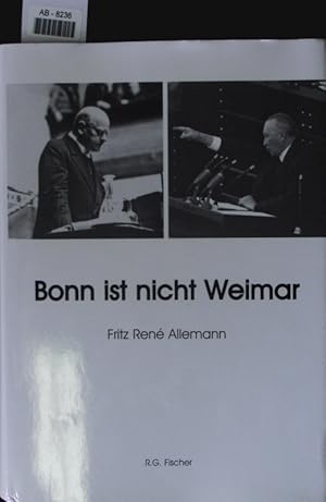 Bild des Verkufers fr Bonn ist nicht Weimar. zum Verkauf von Antiquariat Bookfarm