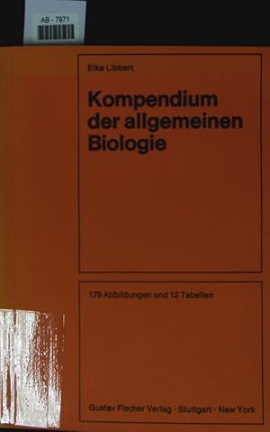 Imagen del vendedor de Kompendium der allgemeinen Biologie. a la venta por Antiquariat Bookfarm