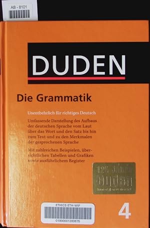 Bild des Verkufers fr Duden - Die Grammatik. zum Verkauf von Antiquariat Bookfarm