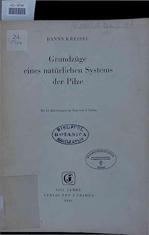 Bild des Verkufers fr Grundzge eines natrlichen Systems der Pilze. Mit 61 Abbildungen im Text und 8 Tafeln. zum Verkauf von Antiquariat Bookfarm