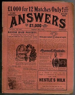 Answers No.1683 August 28th 1920