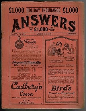 Answers No.1682 August 21st 1920