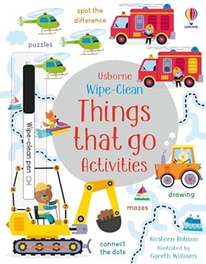 Imagen del vendedor de Wipe-Clean Things That Go Activities a la venta por GreatBookPrices