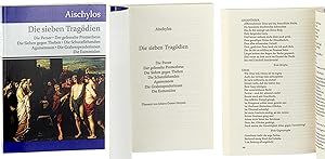 Bild des Verkufers fr Die sieben Tragdien. Die Perser - Der gefesselte Prometheus - Die Sieben gegen Theben - Die Schutzflehenden - Agamemnon - Die Grabesspenderinnen - Die Eumeniden. zum Verkauf von Antiquariat Lehmann-Dronke