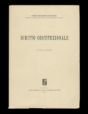 Immagine del venditore per Diritto costituzionale. Settima edizione. venduto da Libreria Oreste Gozzini snc