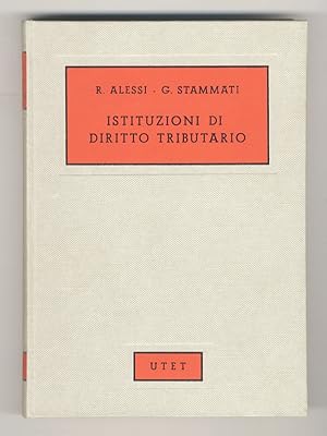 Imagen del vendedor de Istituzioni di diritto tributario. a la venta por Libreria Oreste Gozzini snc