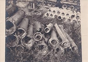 [BAUHAUS ? UNKNOWN WOMEN OF THE BAUHAUS] Untitled vintage print (Study of construction tubes).