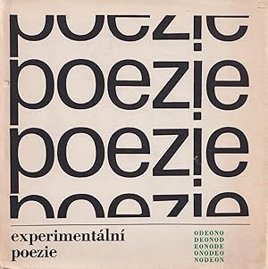 Immagine del venditore per Experimentln poezie [Experimental poetry]. Anthology of Czech and international concrete poetry. venduto da Penka Rare Books and Archives, ILAB