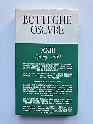 Botteghe Oscure XXIII