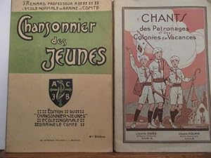 Seller image for Scoutisme - Montjoie, Recueil de Chansons Populaires et Chants Scouts --- Les chansons des Scouts de France par J. Sevin --- Chants des Patronages et des colonies de Vacances - Chansonnier des Jeunes - 4 ouvrages for sale by PORCHEROT Gilles -SP.Rance