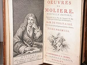 Oeuvres de Moliere . Nouvelle Edition, augmentées de la vie de l'auteur & des remarques historiqu...