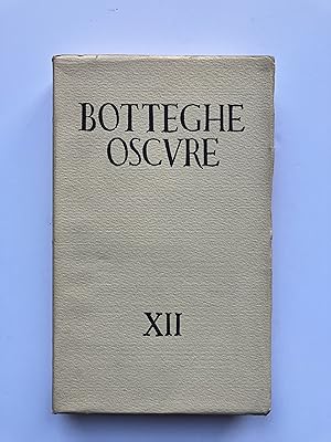 Botteghe Oscure XII