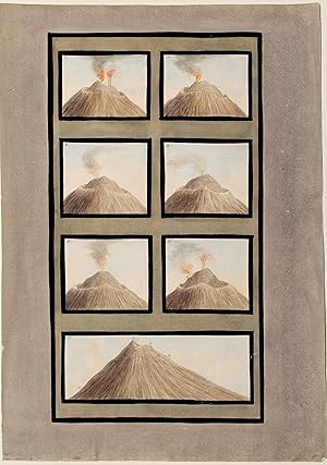 Plans of the top of Mount Vesuvius (tav. II)