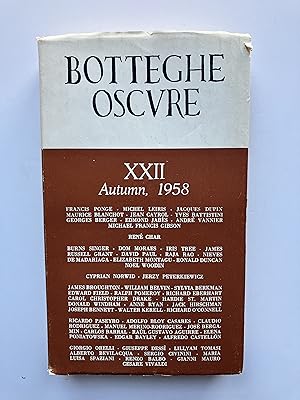 Botteghe Oscure XXII