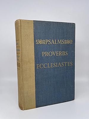 The Books of Psalms and the First Psalm of David; The Book of Proverbs; The Book of Ecclesiastes....