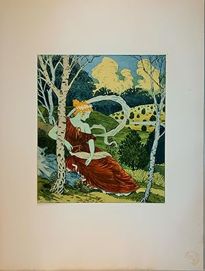 L'estampe Moderne, Dans les bois, Lithographie Originale