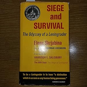 Bild des Verkufers fr Siege and Survival: The Odyssey of a Leningrader zum Verkauf von CKBooks