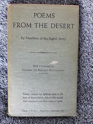 Imagen del vendedor de Poems from the Desert by Members of the Eighth Army a la venta por Tiber Books