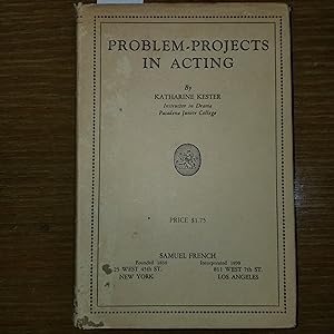 Bild des Verkufers fr Problem-Projects in Acting zum Verkauf von CKBooks