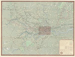 Underground Railway Map. Number 1, 1938.