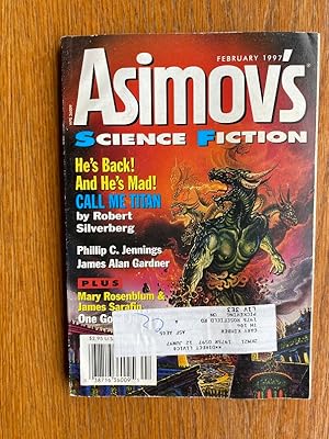 Bild des Verkufers fr Asimov's Science Fiction February 1997 zum Verkauf von Scene of the Crime, ABAC, IOBA