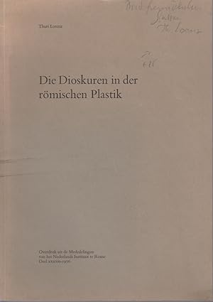 Seller image for Die Dioskuren in der rmischen Plastik. [Aus: Mededelingen van het Nederlands Instituut te Rome, Deel 38, 1976]. for sale by Fundus-Online GbR Borkert Schwarz Zerfa