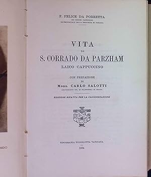 Image du vendeur pour Vita di S.Corrado Da Parzham Laico Cappuccino. mis en vente par books4less (Versandantiquariat Petra Gros GmbH & Co. KG)