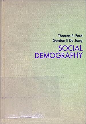 Immagine del venditore per Social Demography venduto da books4less (Versandantiquariat Petra Gros GmbH & Co. KG)