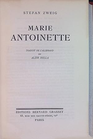 Image du vendeur pour Marie Antoinette mis en vente par books4less (Versandantiquariat Petra Gros GmbH & Co. KG)