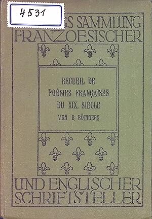 Recueil de Poésies Francaises du 19me Siècle Freytags Sammlung französischer und englischer Schri...