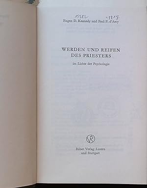 Seller image for Werden und Reifen des Priesters im Lichte der Psychologie. for sale by books4less (Versandantiquariat Petra Gros GmbH & Co. KG)