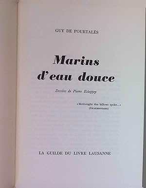 Bild des Verkufers fr Marins d'eau douce zum Verkauf von books4less (Versandantiquariat Petra Gros GmbH & Co. KG)