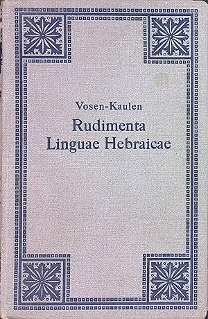 Seller image for Rudimenta Linguae Hebraicae. Scholis Publicis et Domesticae Disciplinae Brevissime Accommodate; for sale by books4less (Versandantiquariat Petra Gros GmbH & Co. KG)